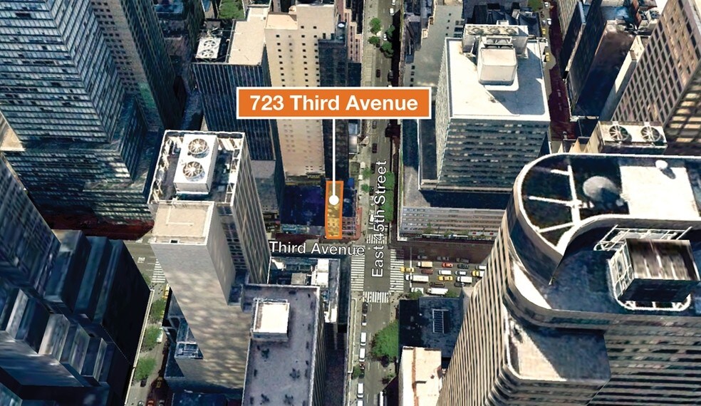 723 Third Ave, New York, NY à louer - Aérien - Image 3 de 9