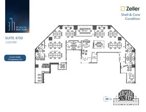 311 S Wacker Dr, Chicago, IL for lease Floor Plan- Image 1 of 2