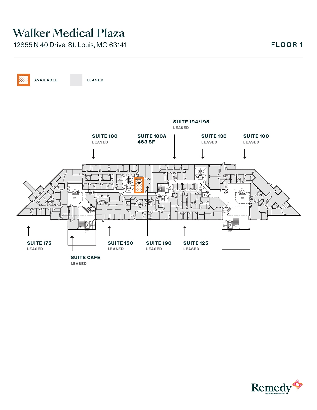 12855 N 40 Dr, Saint Louis, MO for lease Floor Plan- Image 1 of 2