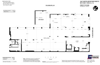 9646 Brighton Way, Beverly Hills, CA à louer Plan de site- Image 2 de 3