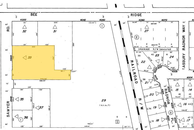 3921 Sawyer Rd, Sarasota, FL à vendre - Plan cadastral - Image 3 de 3