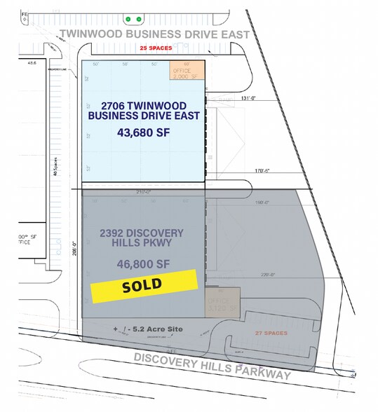 2706 Twinwood Business Drive East, Brookshire, TX à louer - Plan de site - Image 2 de 4