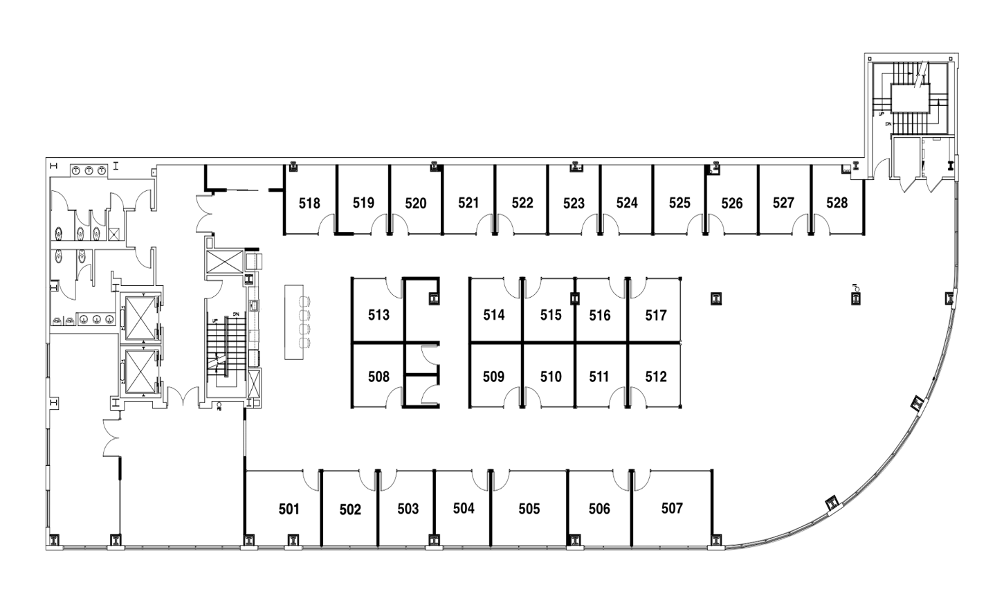 86 Main St, Yonkers, NY à louer Plan d  tage type- Image 1 de 1