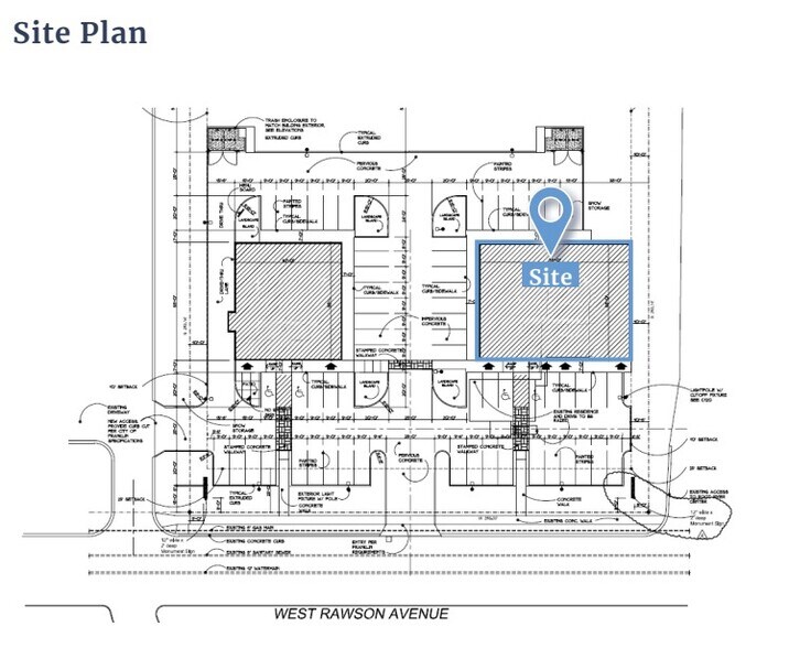 7330 W Rawson Ave, Franklin, WI à vendre - Plan de site - Image 3 de 4