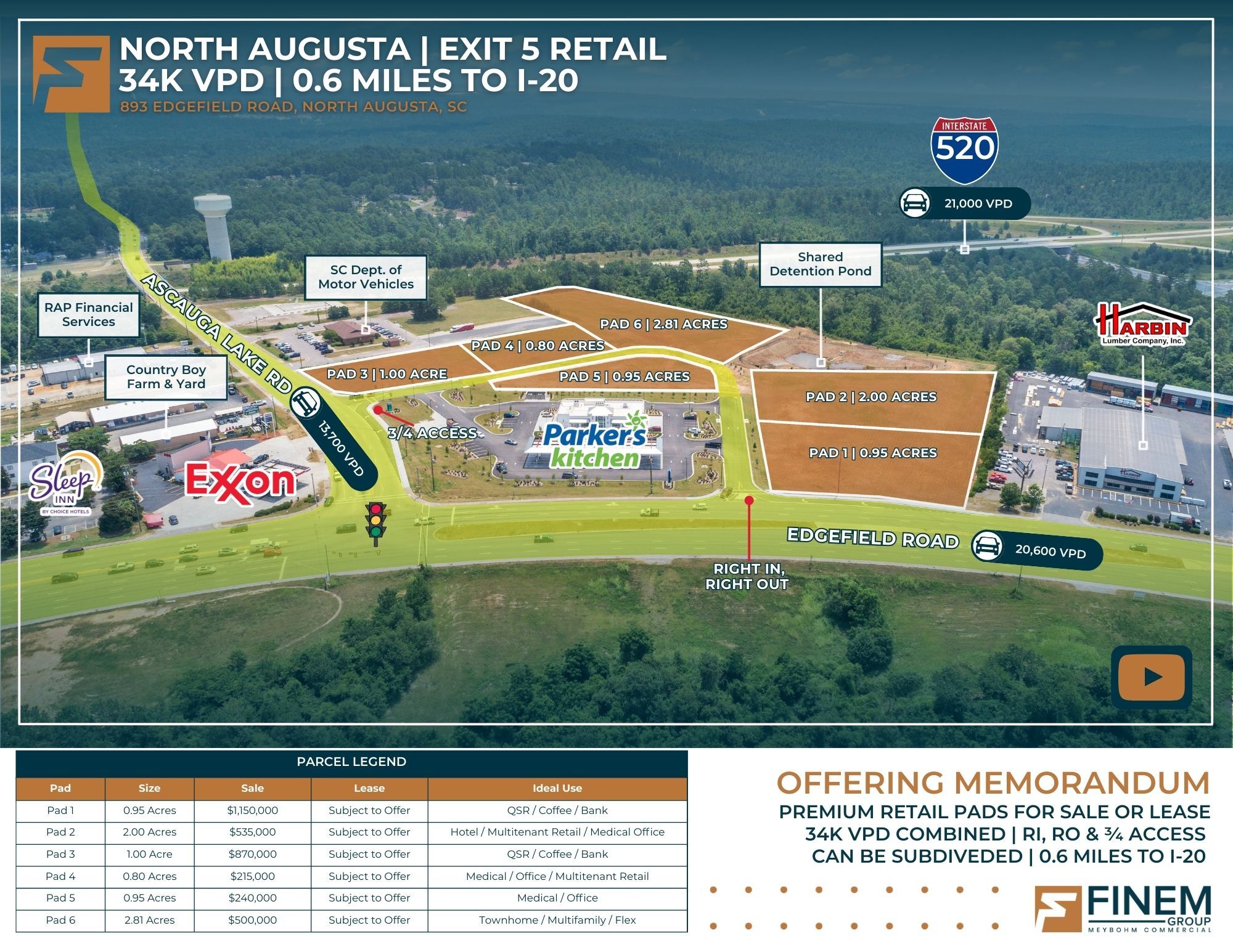 893 Edgefield Rd, North Augusta, SC for lease Building Photo- Image 1 of 25