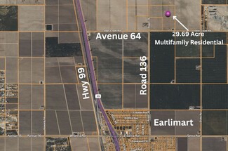 Plus de détails pour 6600 Road 136, Earlimart, CA - Terrain à vendre