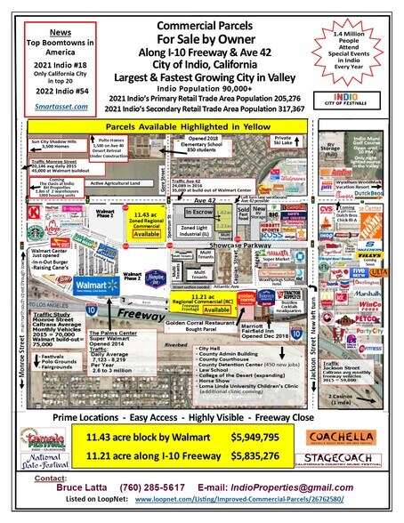 Two Prime 11 acre Commercial Parcels portefeuille de 2 propriétés à vendre sur LoopNet.ca - Autre - Image 2 de 12