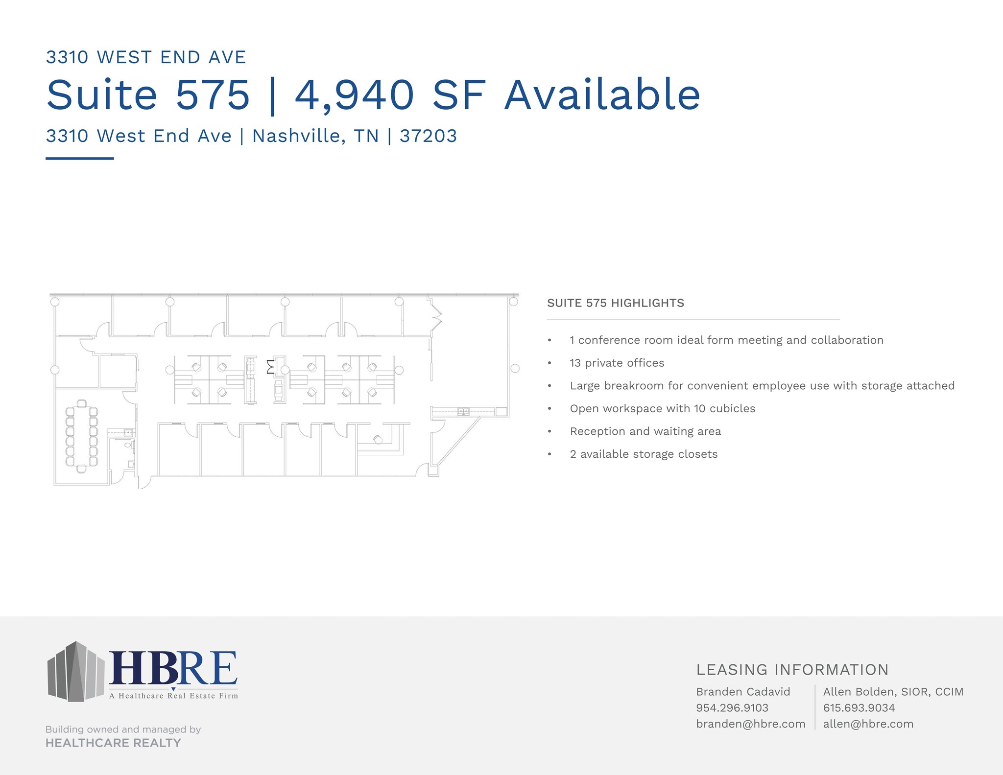 3310 West End Ave, Nashville, TN for lease Site Plan- Image 1 of 1