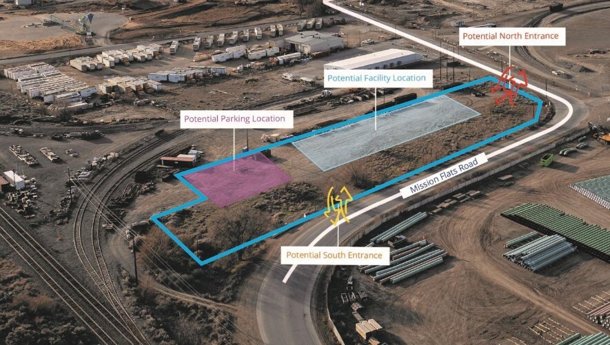 1705 Mission Flats Rd, Kamloops, BC for sale - Aerial - Image 2 of 3