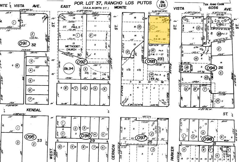 290 E Monte Vista Ave, Vacaville, CA for lease - Plat Map - Image 2 of 4
