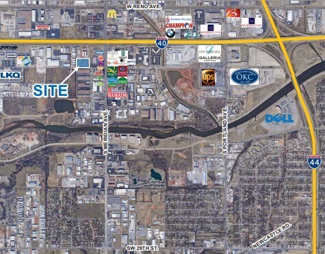 Enterprise Way & S Meridian Ave, Oklahoma City, OK for lease - Aerial - Image 2 of 2