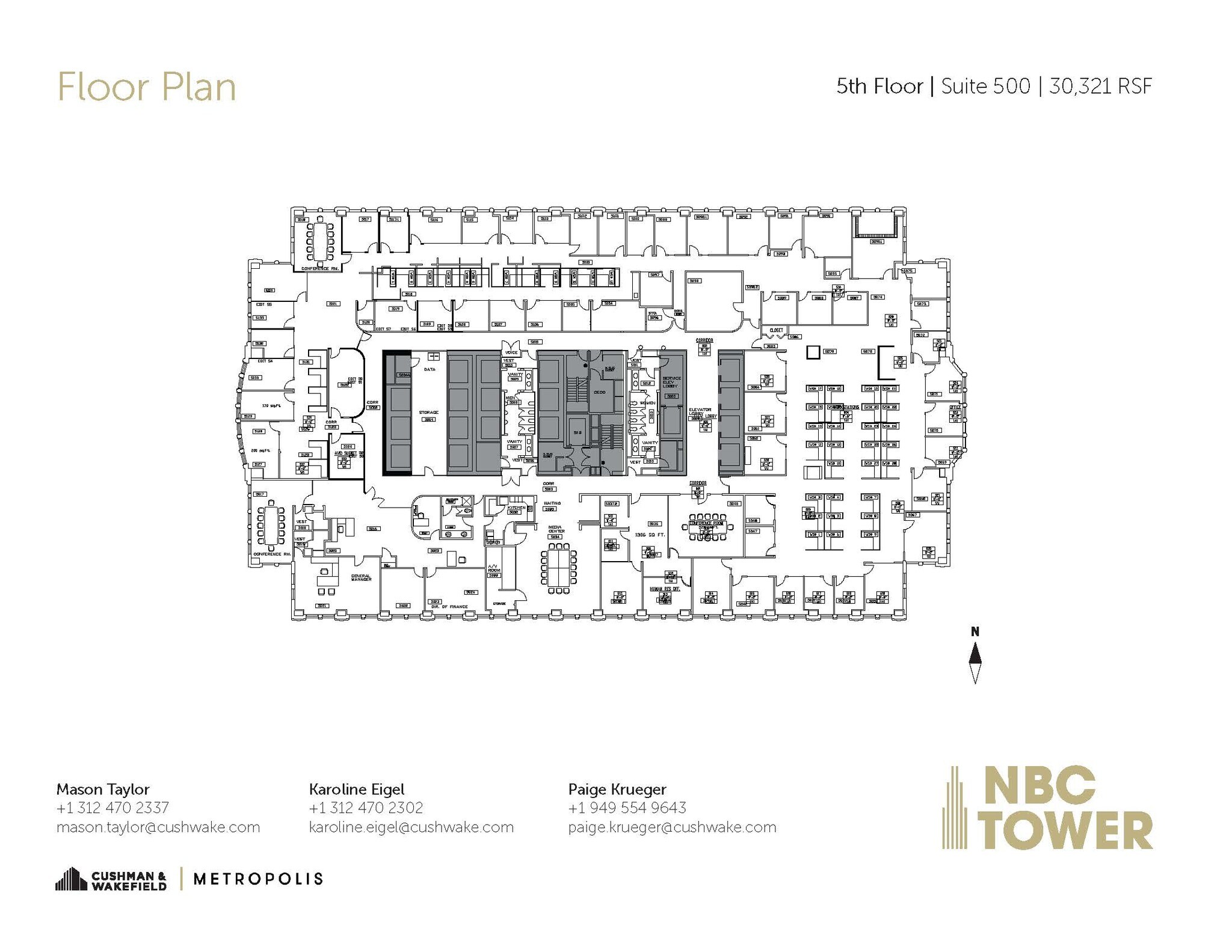 455 N Cityfront Plaza Dr, Chicago, IL for lease Floor Plan- Image 1 of 1