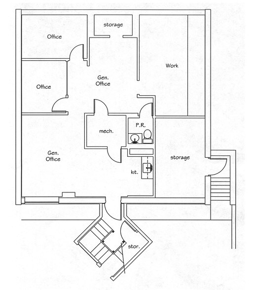 6501 York Rd, Baltimore, MD à vendre - Plan d’étage type - Image 3 de 4