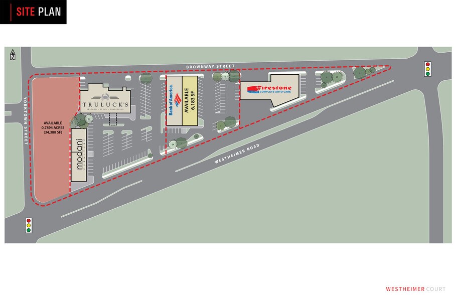 5380 Westheimer rd, Houston, TX à louer - Plan de site - Image 3 de 4