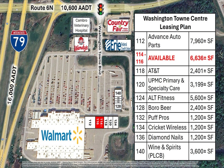 108 Washington Towne Blvd N, Edinboro, PA for lease - Aerial - Image 2 of 12