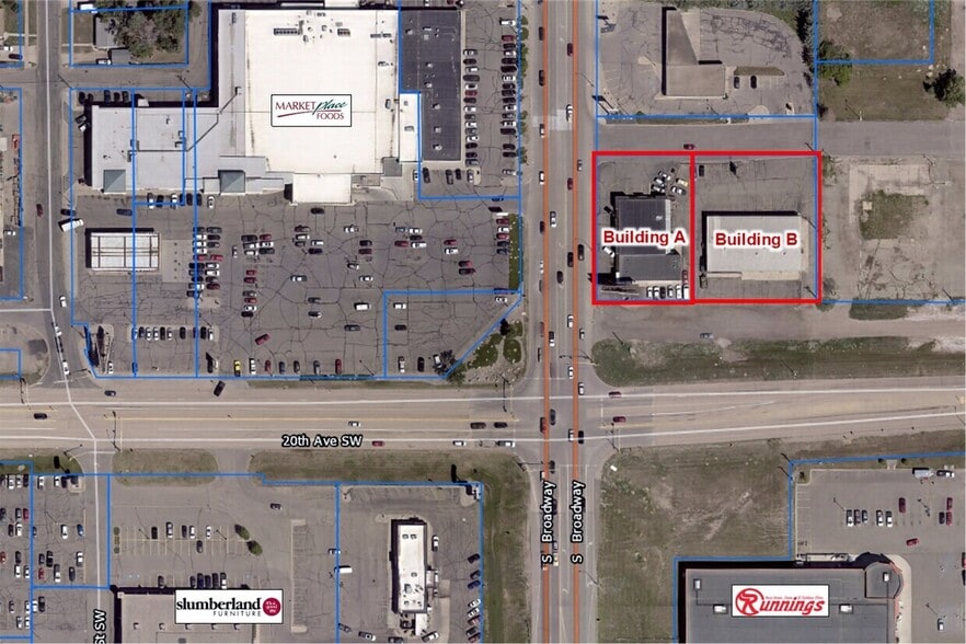 104 20th Ave, Minot, ND à vendre - Aérien - Image 3 de 9