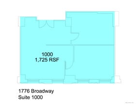 1776 Broadway, New York, NY for lease Site Plan- Image 1 of 5