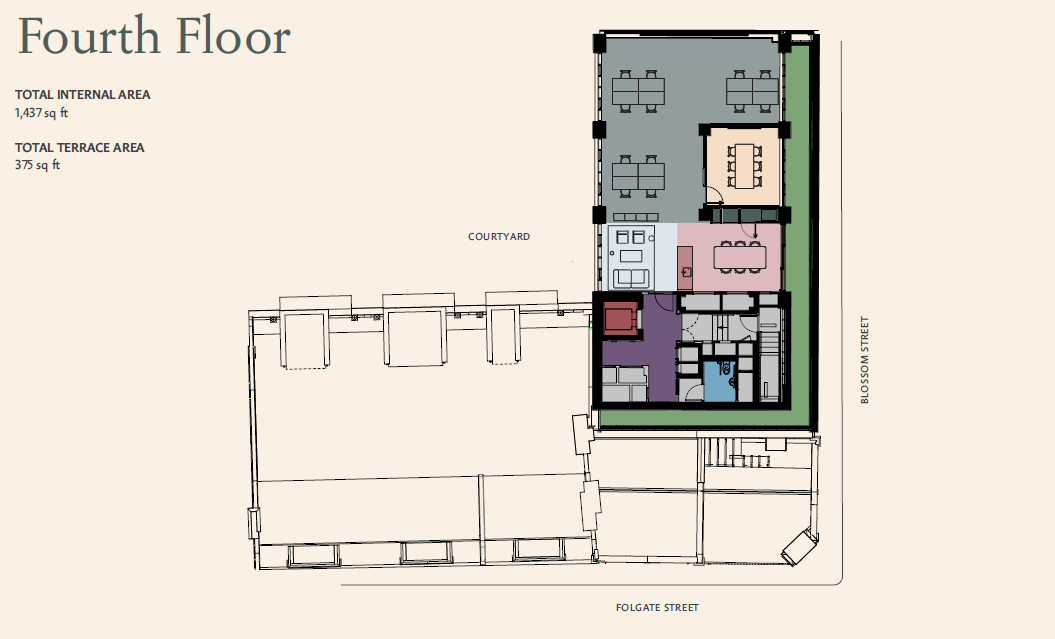 16 Blossom St, London à louer Plan d  tage- Image 1 de 1