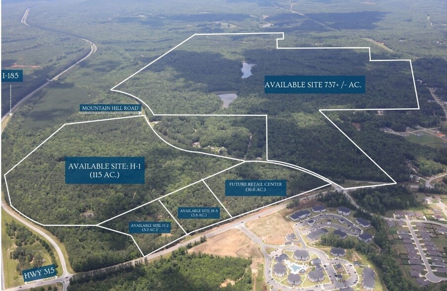 Hwy 315 H-4, Fortson, GA for sale - Aerial - Image 2 of 3