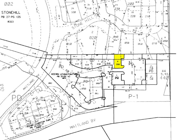 203 Lookout Pl, Maitland, FL for lease - Plat Map - Image 2 of 4