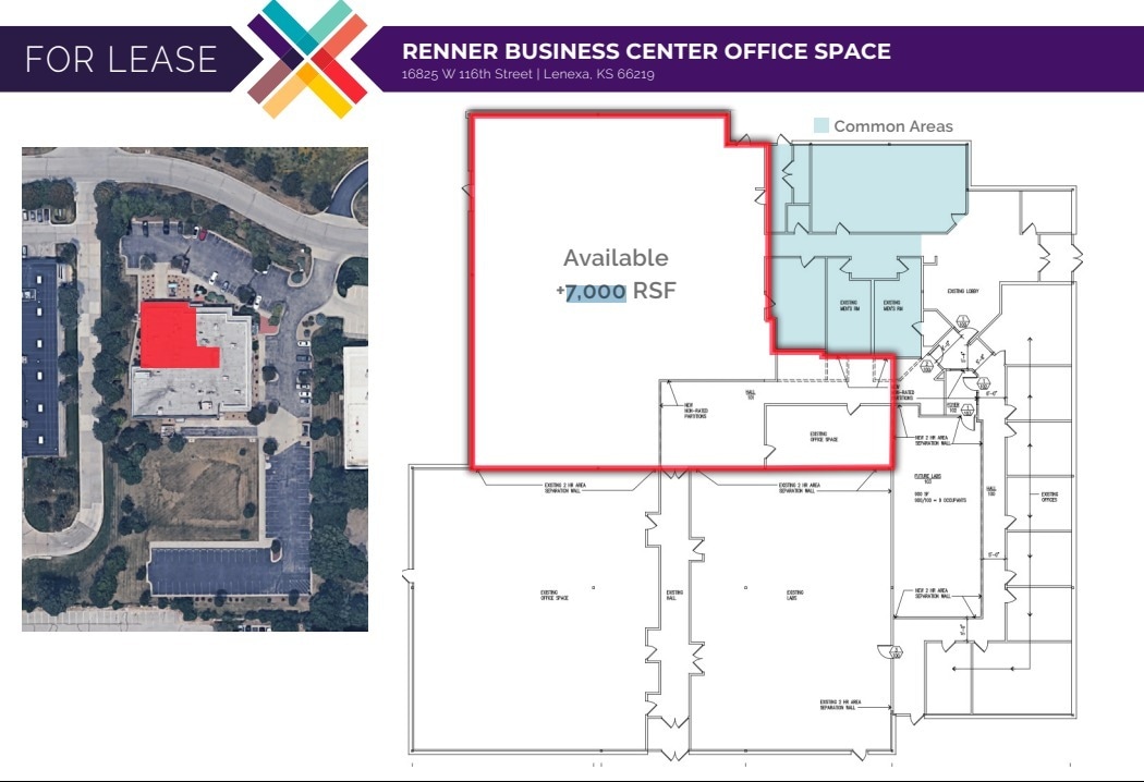 16825-16829 W 116th St, Lenexa, KS for lease Floor Plan- Image 1 of 1