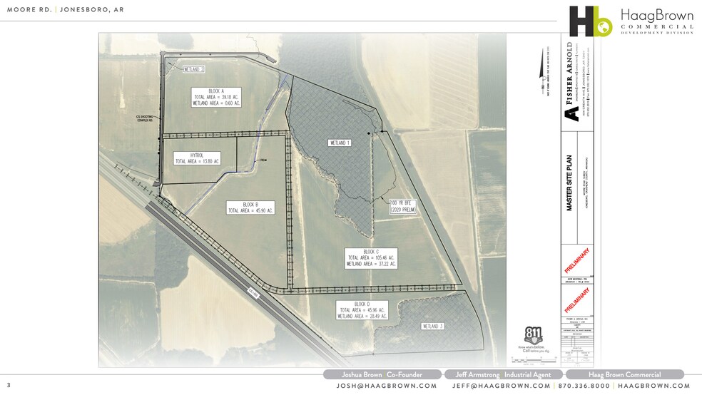 3702 Moore Rd, Jonesboro, AR à vendre - Plan cadastral - Image 3 de 8