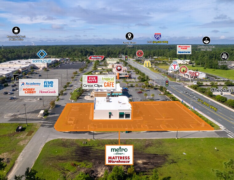 10505 Canal Crossing Rd, Brunswick, GA à vendre - Photo du bâtiment - Image 3 de 5