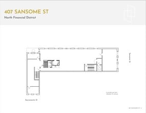 407-411 Sansome St, San Francisco, CA à louer Plan de site- Image 1 de 5