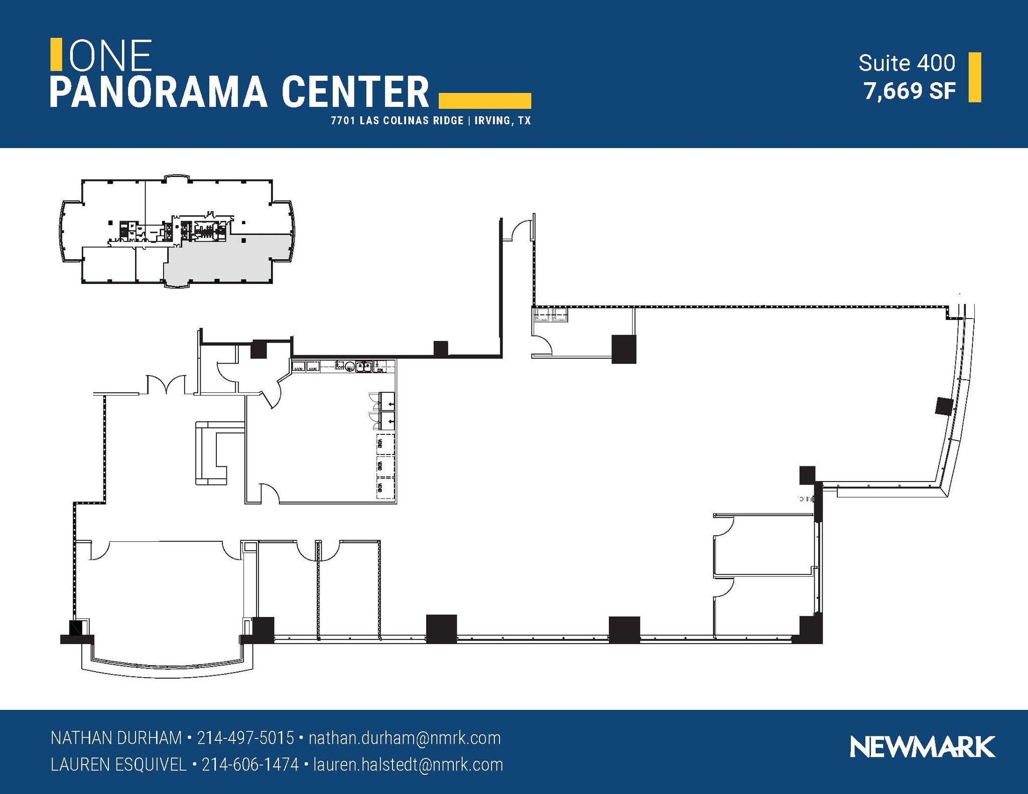 7701 Las Colinas Rdg, Irving, TX for lease Floor Plan- Image 1 of 1
