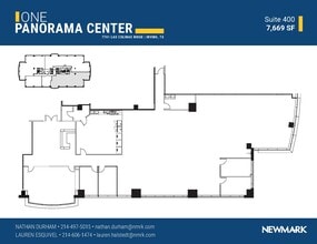 7701 Las Colinas Rdg, Irving, TX for lease Floor Plan- Image 1 of 1