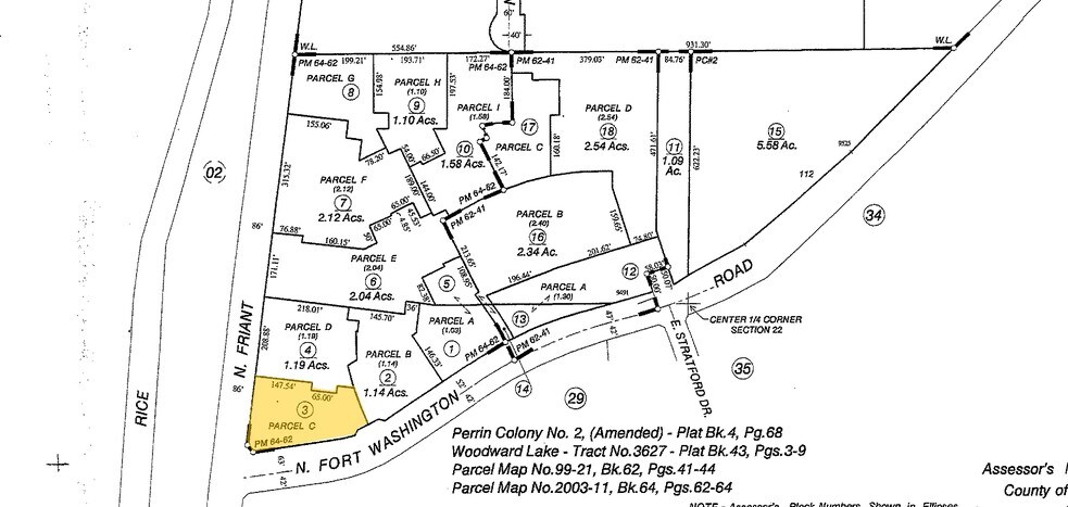 9405 N Fort Washington Rd, Fresno, CA à vendre - Plan cadastral - Image 3 de 3