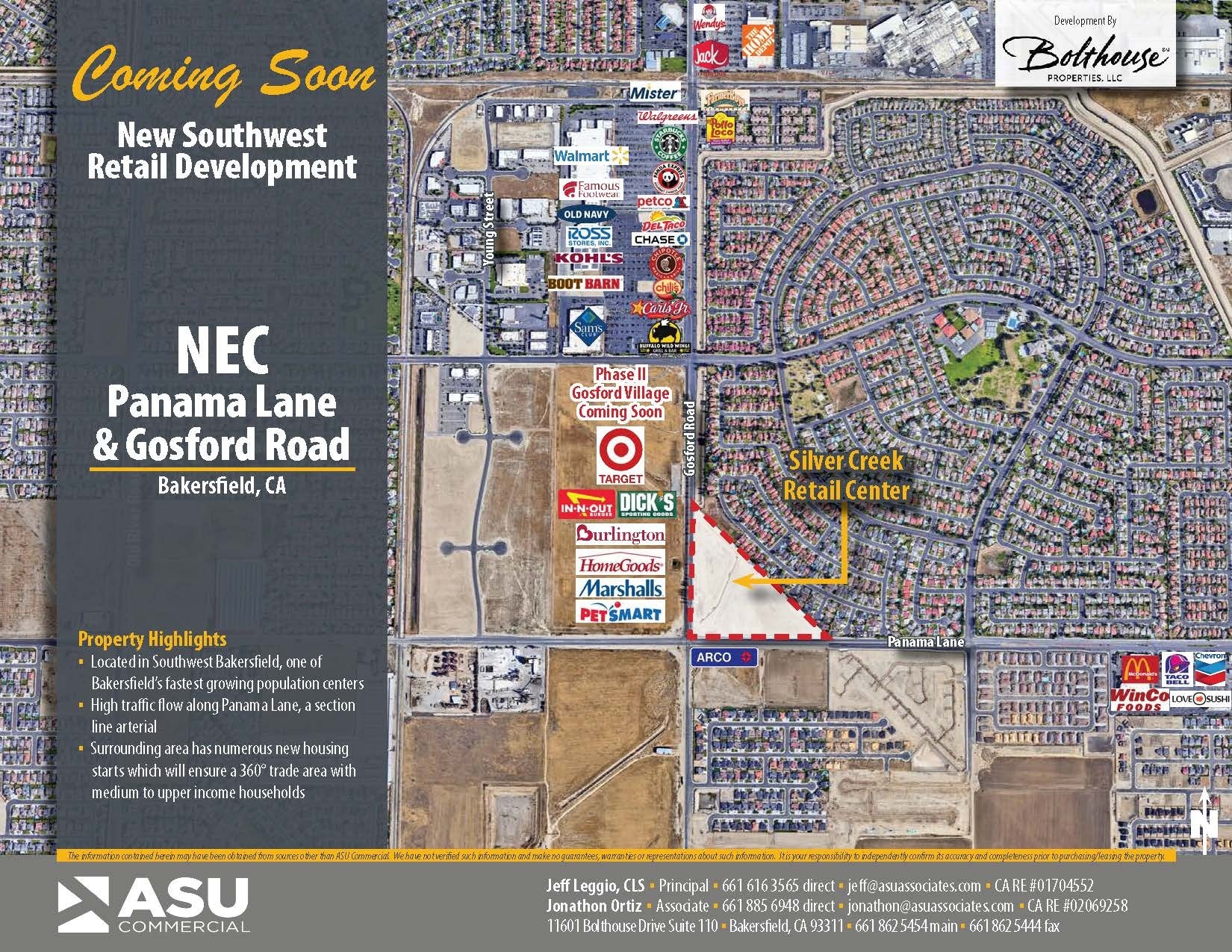 NEC Panama Lane & Gosford Road, Bakersfield, CA for lease Primary Photo- Image 1 of 5