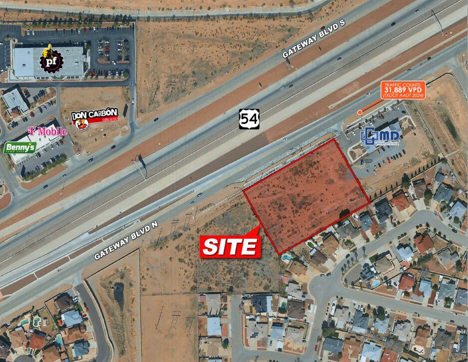 10860 Gateway Blvd N, El Paso, TX à vendre Photo principale- Image 1 de 3