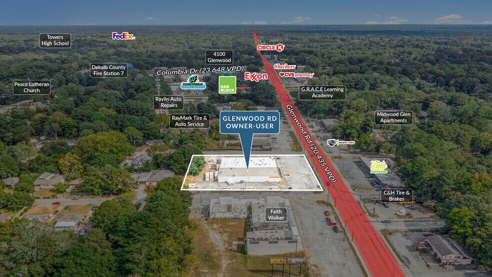 3900 Glenwood Rd, Decatur, GA à vendre - Photo du bâtiment - Image 3 de 5