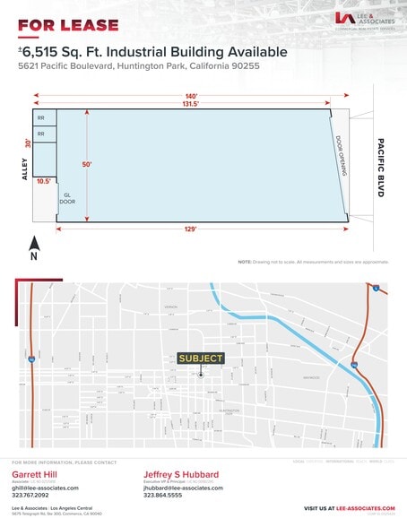 5621 Pacific Blvd, Huntington Park, CA for lease - Site Plan - Image 3 of 3