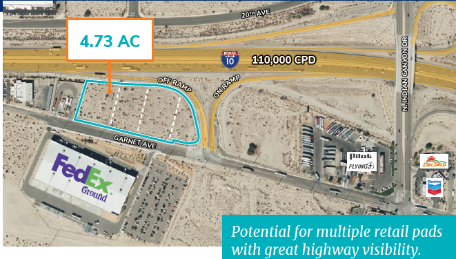 Interstate 10 & Garnet Ave, Palm Springs, CA for lease - Building Photo - Image 1 of 7