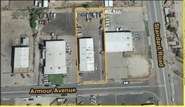 4114 Armour Ave, Bakersfield, CA - AERIAL  map view