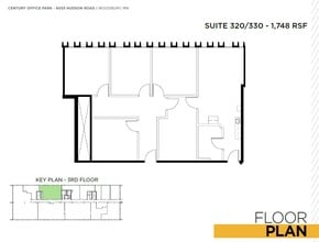 6043 Hudson Rd, Woodbury, MN à louer Plan d’étage- Image 1 de 1