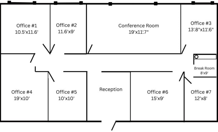 9145-9161 Narcoossee Rd, Orlando, FL à louer Plan d’étage- Image 1 de 1