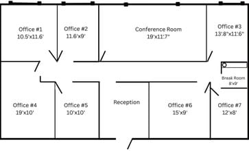 9145-9161 Narcoossee Rd, Orlando, FL à louer Plan d’étage- Image 1 de 1