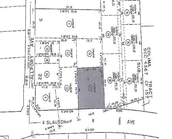 11779 - 11783 Slauson Ave., Santa Fe Springs, CA à louer - Plan cadastral - Image 3 de 3