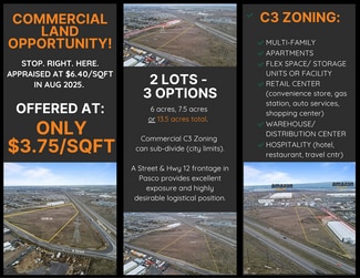 Plus de détails pour TBD A Street, Pasco, WA - Terrain à vendre