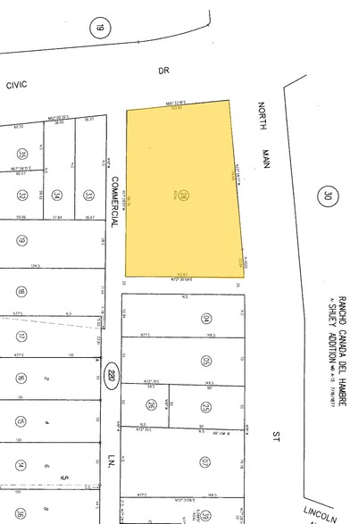 1655 N Main St, Walnut Creek, CA for lease - Plat Map - Image 2 of 7