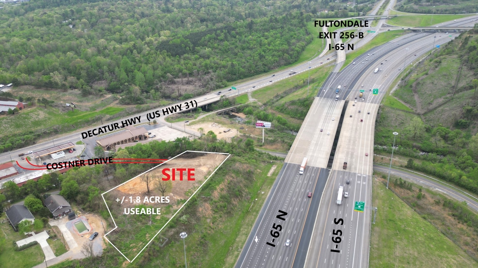 290 Costner Drive, Fultondale, AL à vendre - Aérien - Image 1 de 3