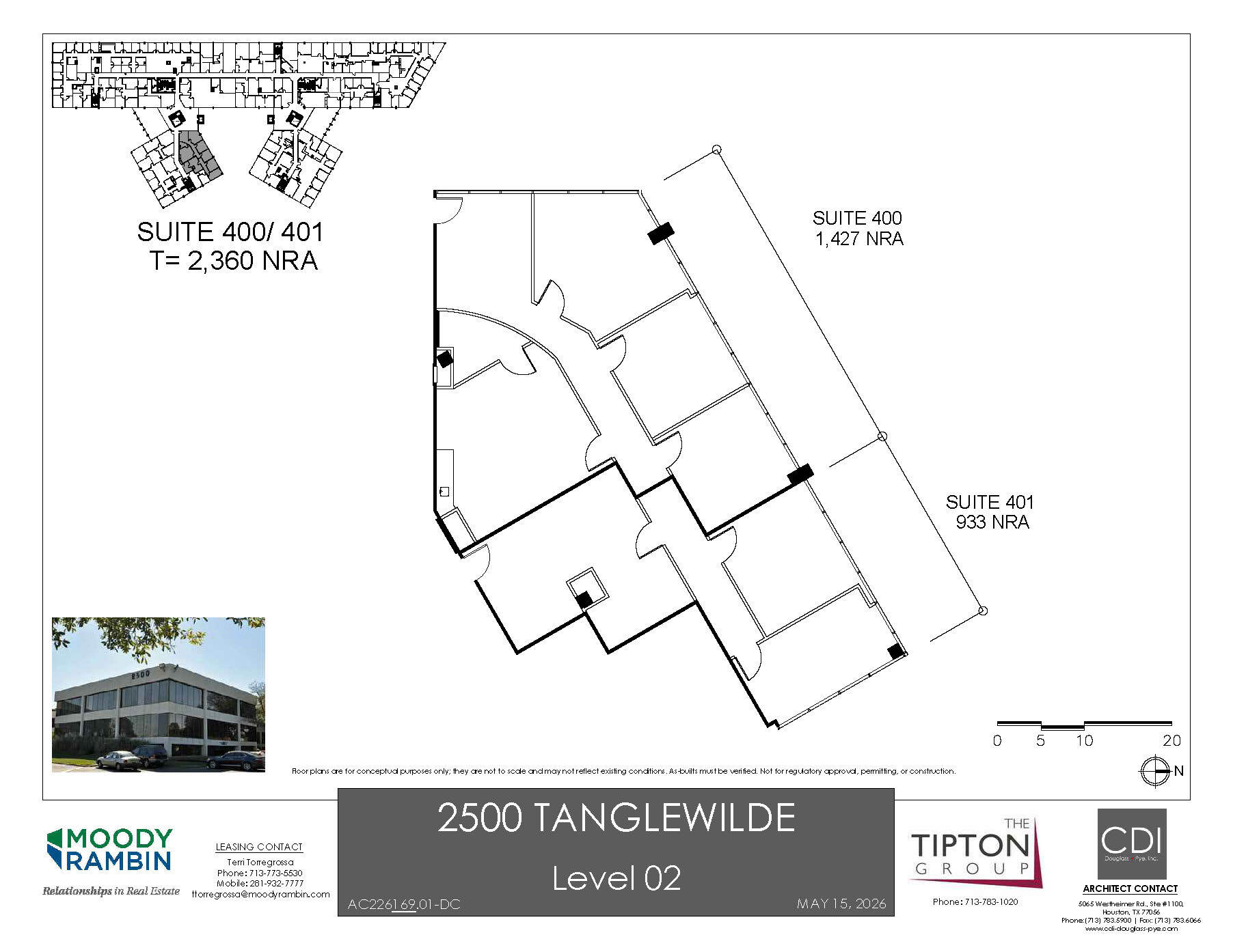 2500 Tanglewilde St, Houston, TX à louer Plan d’étage- Image 1 de 1