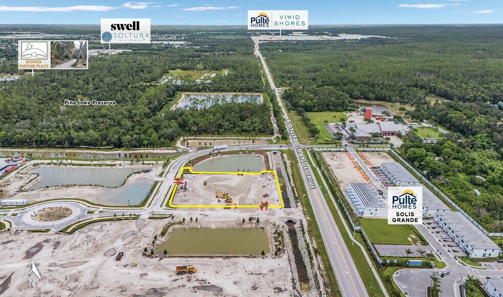 Bonita Grande Dr, Bonita Springs, FL à vendre - Aérien - Image 3 de 9