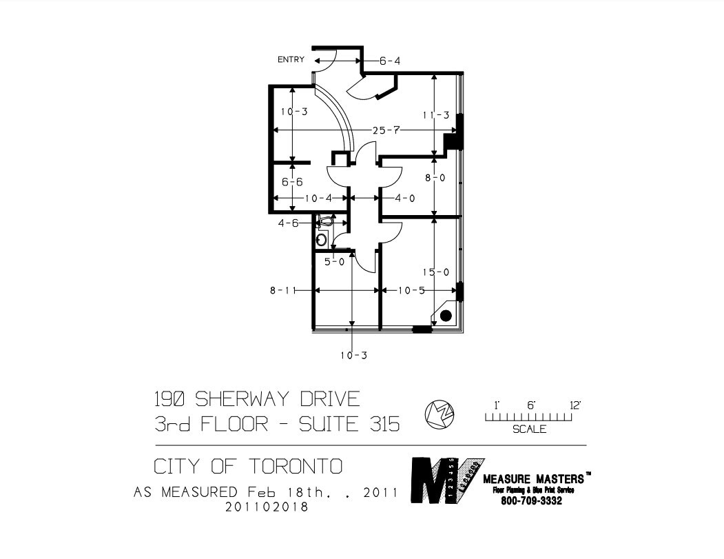 190 Sherway Dr, Toronto, ON for lease Floor Plan- Image 1 of 1