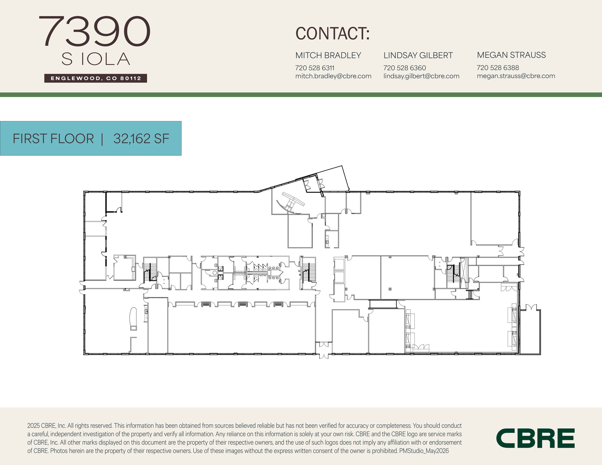 7390 S Iola St, Englewood, CO for lease Floor Plan- Image 1 of 4