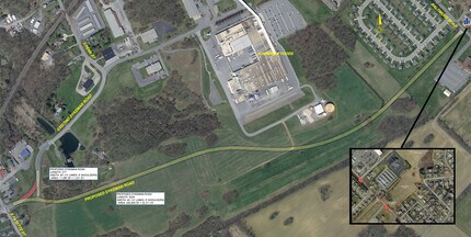 Baltimore Rd, Shippensburg, PA - AERIAL map view