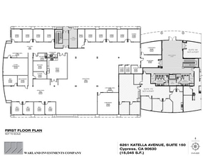 6261 Katella Ave, Cypress, CA à louer Plan d’étage- Image 2 de 2